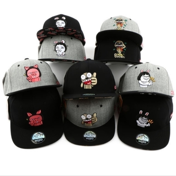 NWOT HOZO Cynical Rabbit Free Size Snapback In Gray - Picture 13 of 13